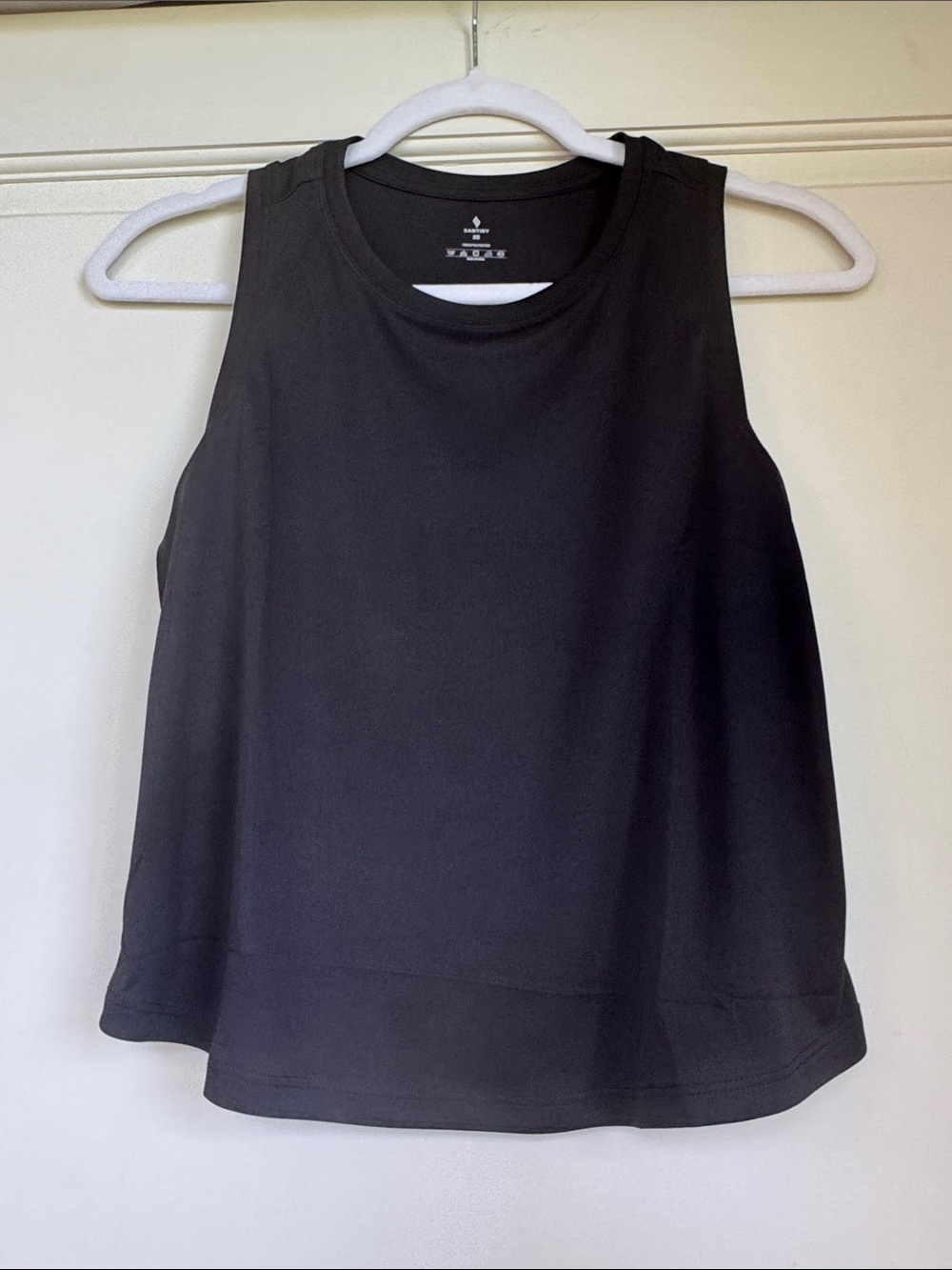 New Without Tag Black Sleeveless Women’s Workout Tank Top